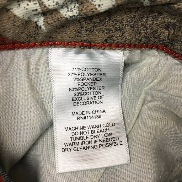 NEW Frye and Co. Women's Mini Denim Jean Skirt Frayed Hem size 18W - Picture 8 of 8